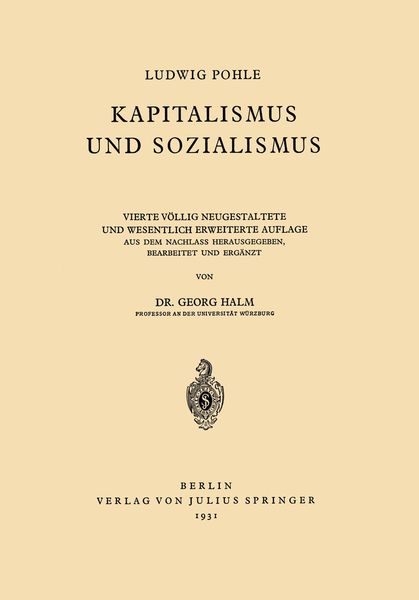 Produktbild: Kapitalismus und Sozialismus