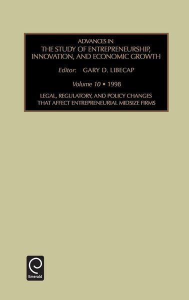 Produktbild: Legal, Regulatory and Policy Changes That Affect Entrepreneurial Midsize Firms