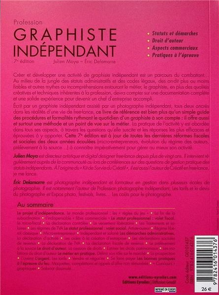 Produktbild: Profession Graphiste Independant: Statuts et Demarches, Droit D