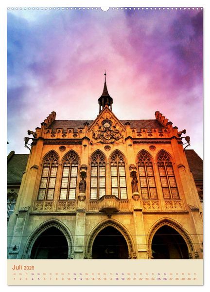 Produktbild: ERFURT total cool (Wandkalender 2026 DIN A2 hoch), CALVENDO Monatskalender