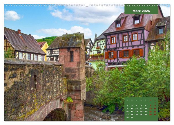 Produktbild: Kaisersberg Perle des Elsass (Wandkalender 2026 DIN A2 quer), CALVENDO Monatskalender