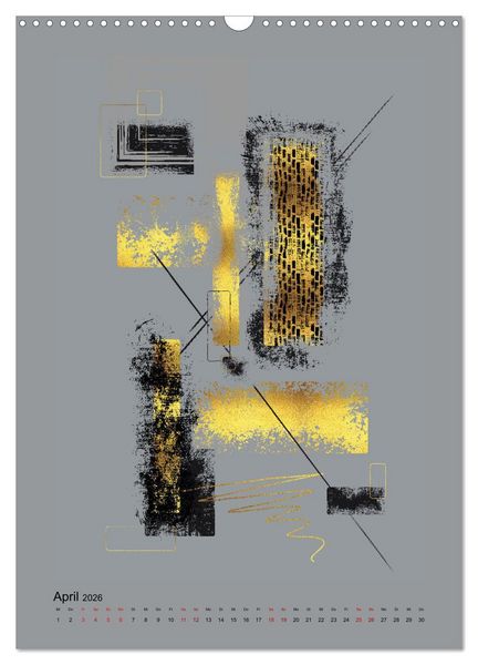 Produktbild: GRAFISCHE KUNST (Wandkalender 2026 DIN A3 hoch), CALVENDO Monatskalender