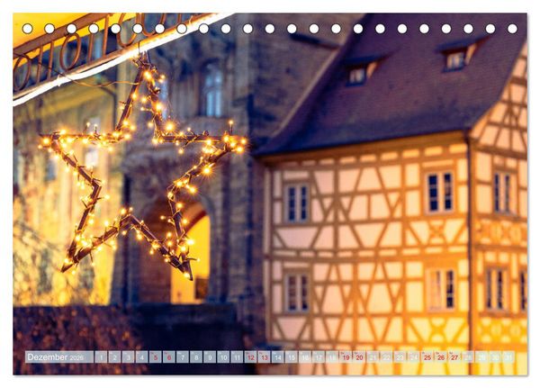 Produktbild: Unterwegs in Bamberg (Tischkalender 2026 DIN A5 quer), CALVENDO Monatskalender