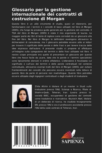 Produktbild: Glossario per la gestione internazionale dei contratti di costruzione di Morgan