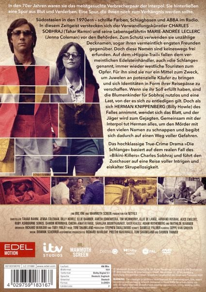 Produktbild: Die Schlange - Staffel 1-3 [4 DVDs]