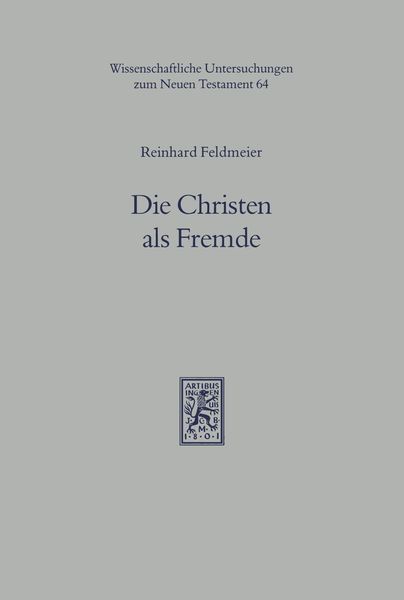 Produktbild: Die Christen als Fremde