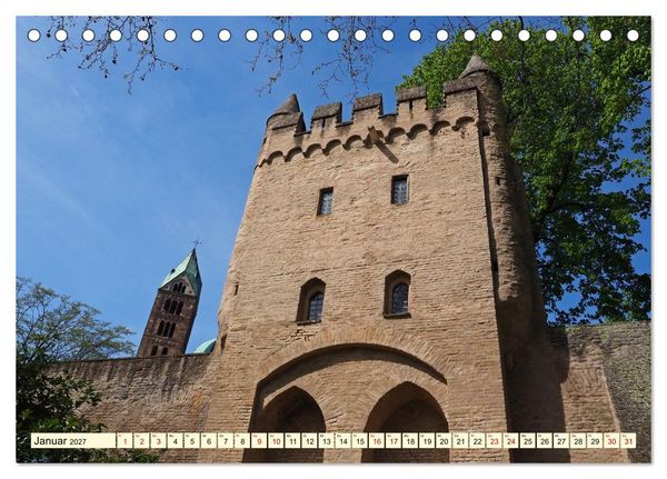 Produktbild: Speyer am Rhein Kaiserdom und Pilgerstadt (Tischkalender 2027 DIN A5 quer), CALVENDO Monatskalender