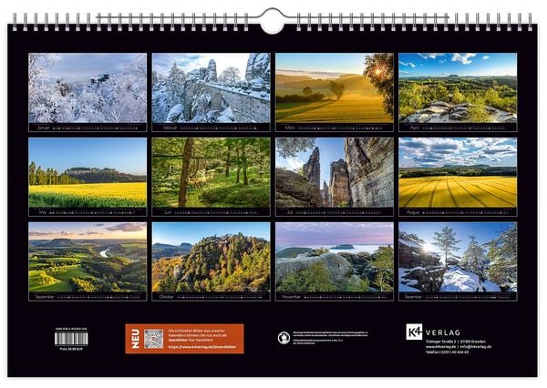 Produktbild: Kalender Faszinierende S&auml;chsische Schweiz 2027