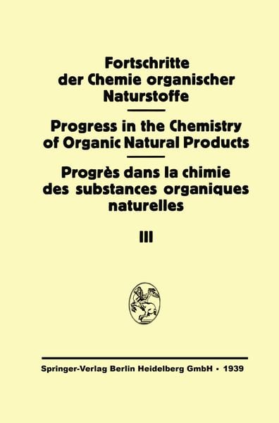 Produktbild: Fortschritte der Chemie Organischer Naturstoffe