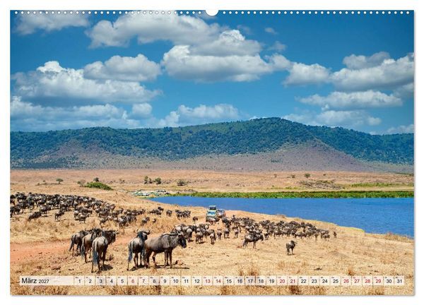 Produktbild: Die sch&ouml;nsten Vulkane Afrikas (hochwertiger Premium Wandkalender 2027 DIN A2 quer), Kunstdruck in Hochglanz