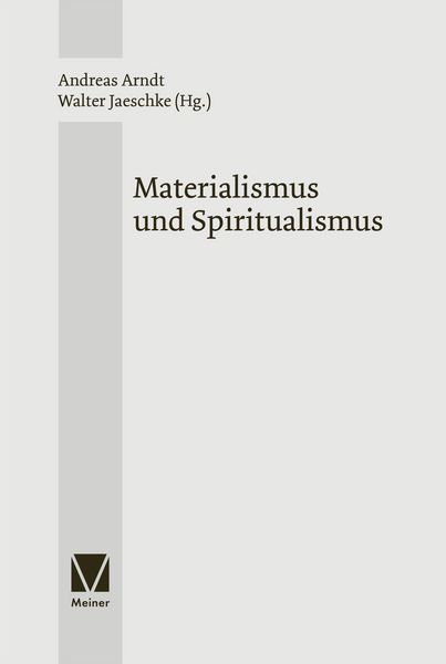Produktbild: Materialismus und Spiritualismus
