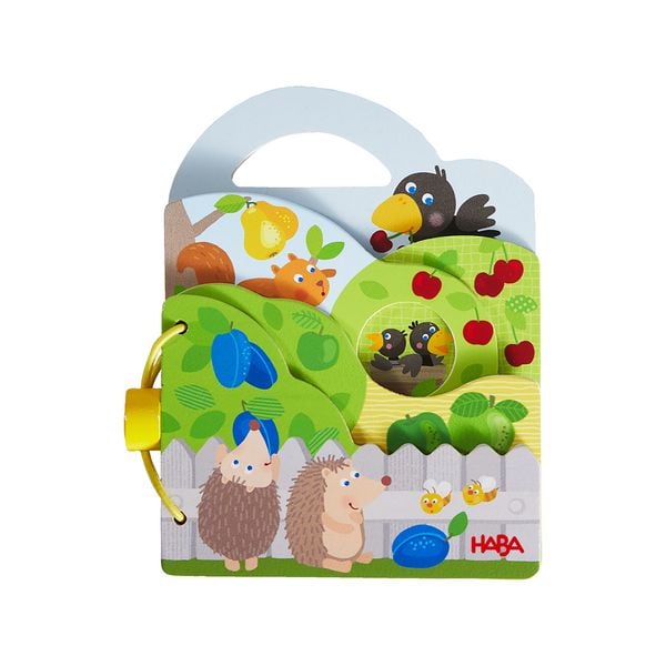Produktbild: Holz-Babybuch Obstgarten