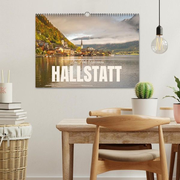 Produktbild: Hallstatt - Die Perle &Ouml;sterreichs (Wandkalender 2026 DIN A3 quer), CALVENDO Monatskalender