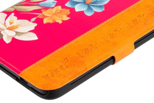 tolino shine / shine color - Tasche Slim - Flower Fiesta Pink