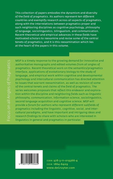 Produktbild: Explorations in Pragmatics