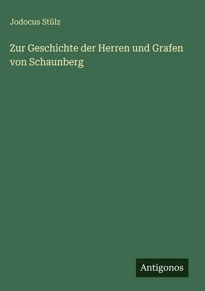 Produktbild: Zur Geschichte der Herren und Grafen von Schaunberg