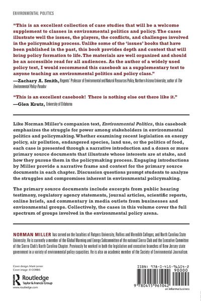Produktbild: Cases in Environmental Politics