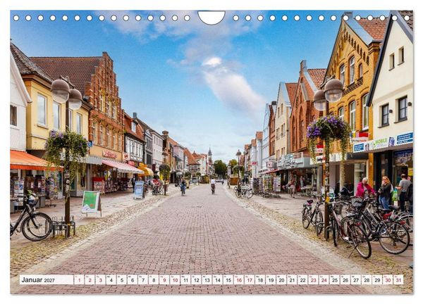 Produktbild: Ein Blick auf Nienburg an der Weser in Farbe (Wandkalender 2027 DIN A4 quer), CALVENDO Monatskalender