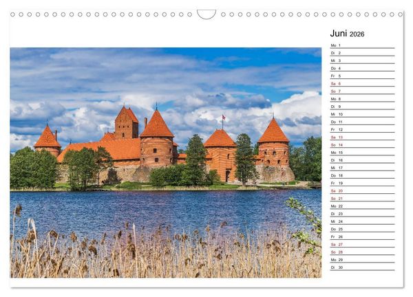 Produktbild: Entdeckungen im Baltikum (Wandkalender 2026 DIN A3 quer), CALVENDO Monatskalender