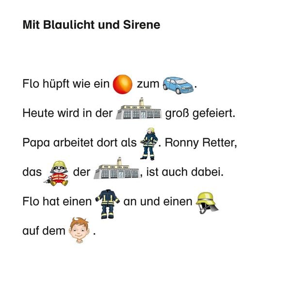 Produktbild: Maxi Pixi 471: Ein Tag bei der Feuerwehr