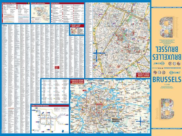Produktbild: Brussels, Br&uuml;ssel, Borch Map