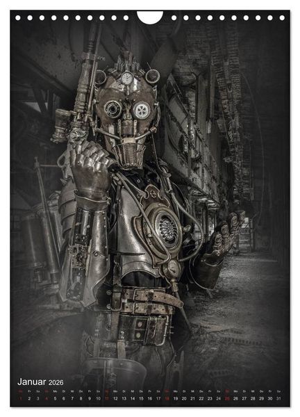 Produktbild: Steampunk Artwork (Wandkalender 2026 DIN A4 hoch), CALVENDO Monatskalender