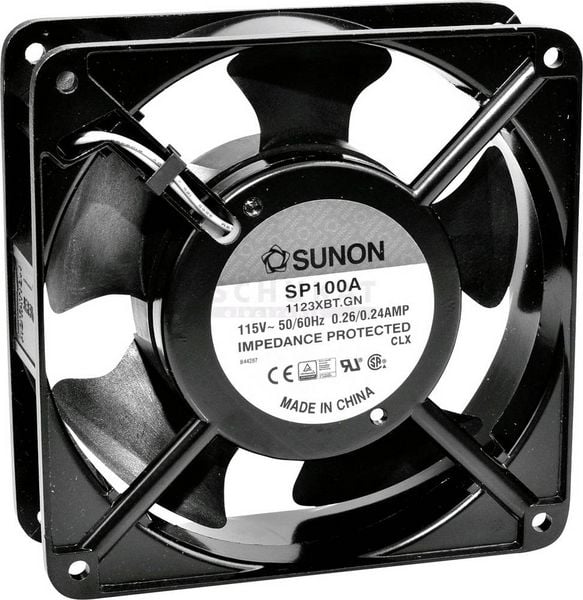 Produktbild: Sunon DP200A2123XBL Axiall&uuml;fter 230 V/AC 164.76 m&sup3;/h (L x B x H) 120 x 120 x 38mm