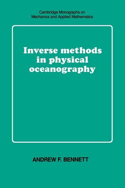 Produktbild: Inverse Methods in Physical Oceanography