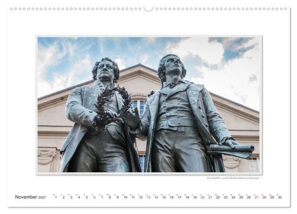 Produktbild: Emotionale Momente: Weimarer Ansichten. (hochwertiger Premium Wandkalender 2027 DIN A2 quer), Kunstdruck in Hochglanz