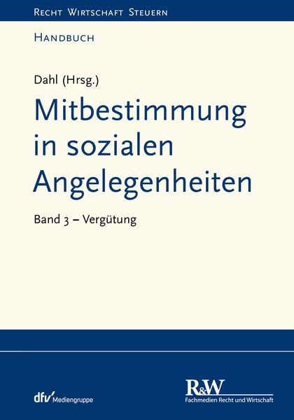 Produktbild: Mitbestimmung in sozialen Angelegenheiten, Band 3