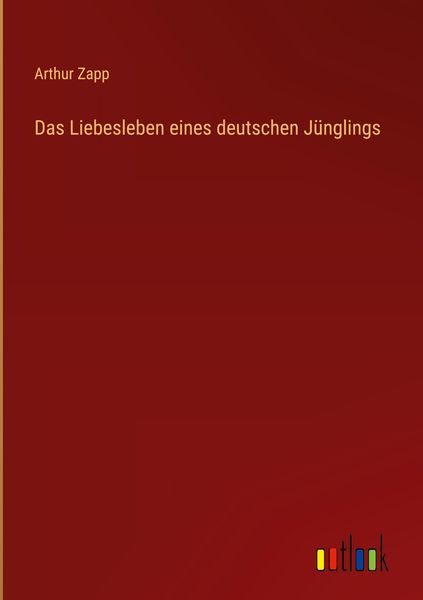 Produktbild: Das Liebesleben eines deutschen J&uuml;nglings