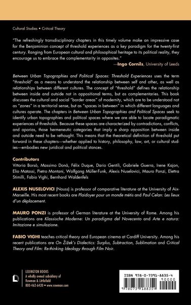 Produktbild: Between Urban Topographies and Political Spaces