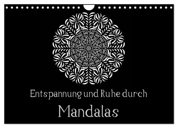 Produktbild: Entspannung und Ruhe durch Mandalas (Wandkalender 2026 DIN A4 quer), CALVENDO Monatskalender