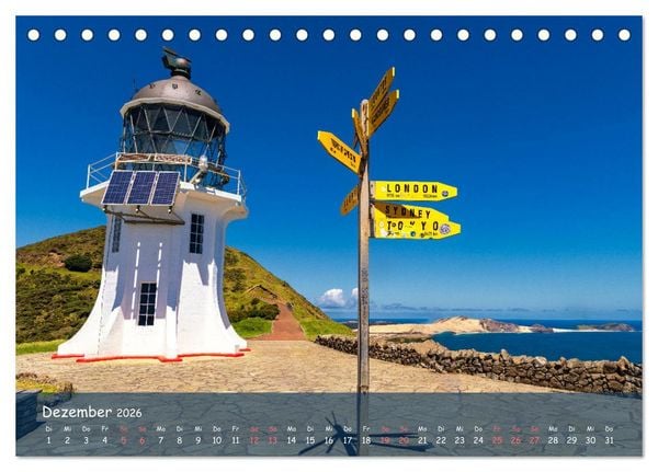 Produktbild: Traumorte entdecken: Neuseeland (Tischkalender 2026 DIN A5 quer), CALVENDO Monatskalender