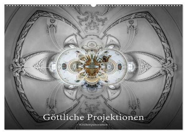 Produktbild: G&ouml;ttliche Projektionen - Kirchenpanoramen (Wandkalender 2026 DIN A2 quer), CALVENDO Monatskalender