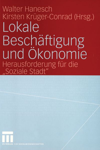 Produktbild: Lokale Besch&auml;ftigung und &Ouml;konomie
