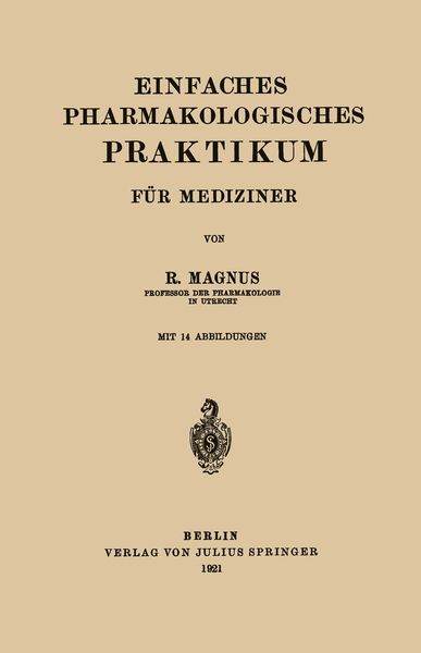 Produktbild: Einfaches Pharmakologisches Praktikum f&uuml;r Mediziner