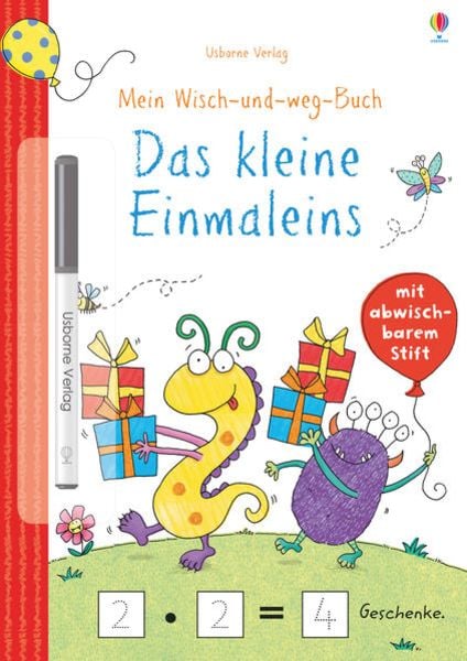Mein Wisch-und-weg-Buch: Das kleine Einmaleins, Taschenbuch von Jessica Greenwell, Usborne, 978-1-78232-416-4