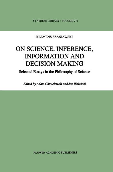 Produktbild: On Science, Inference, Information and Decision-Making