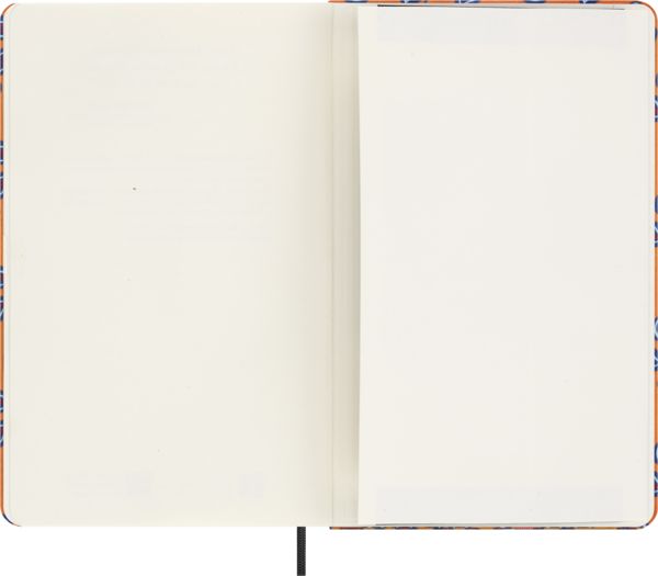 Produktbild: Moleskine Silk Kalender, undatiert, 12 Monate, w&ouml;chentlich, large/A5, fester Einband, orange