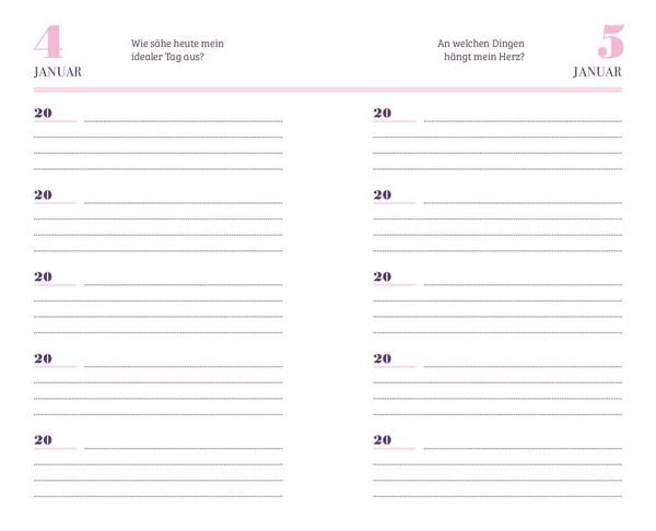 Produktbild: 5 Jahre - Mein Tagebuch mit 365 Fragen (Cherry Blossom)