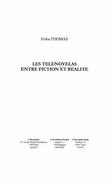 Produktbild: Les telenovelas entre fiction et realite