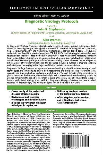 Produktbild: Diagnostic Virology Protocols