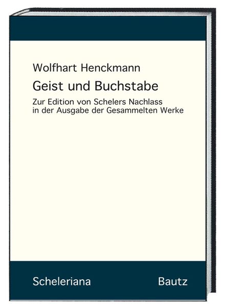 Produktbild: Geist und Buchstabe
