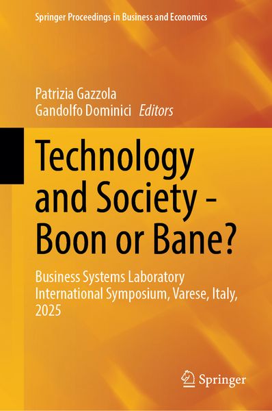 Produktbild: Technology and Society - Boon or Bane?