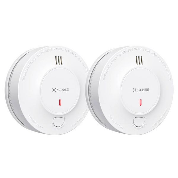 Produktbild: X-Sense SD19 Rauchwarnmelder inkl. 10 Jahres-Batterie batteriebetrieben (B x H x T) 122 x 45 x 122 mm 1 St.