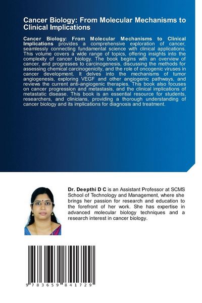 Produktbild: Cancer Biology: From Molecular Mechanisms to Clinical Implications