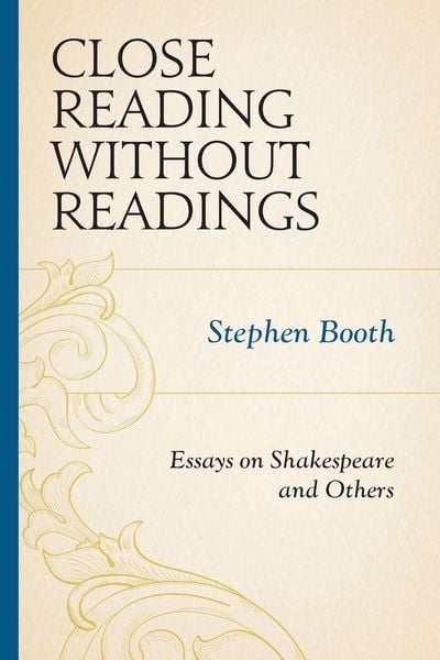 Produktbild: Close Reading without Readings