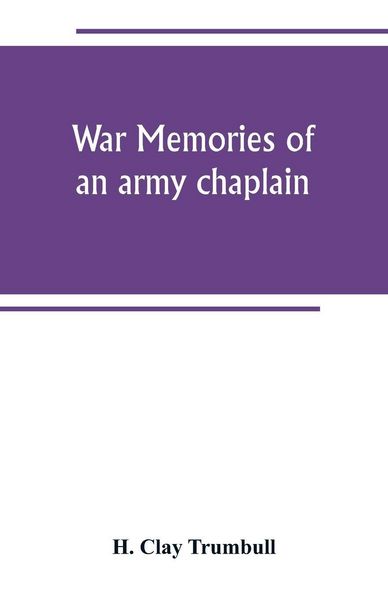 Produktbild: War memories of an army chaplain