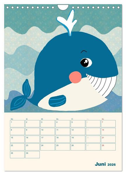 Produktbild: Kindliche Motive von Little Miss Arty - Illustrationen! (Wandkalender 2026 DIN A4 hoch), CALVENDO Monatskalender